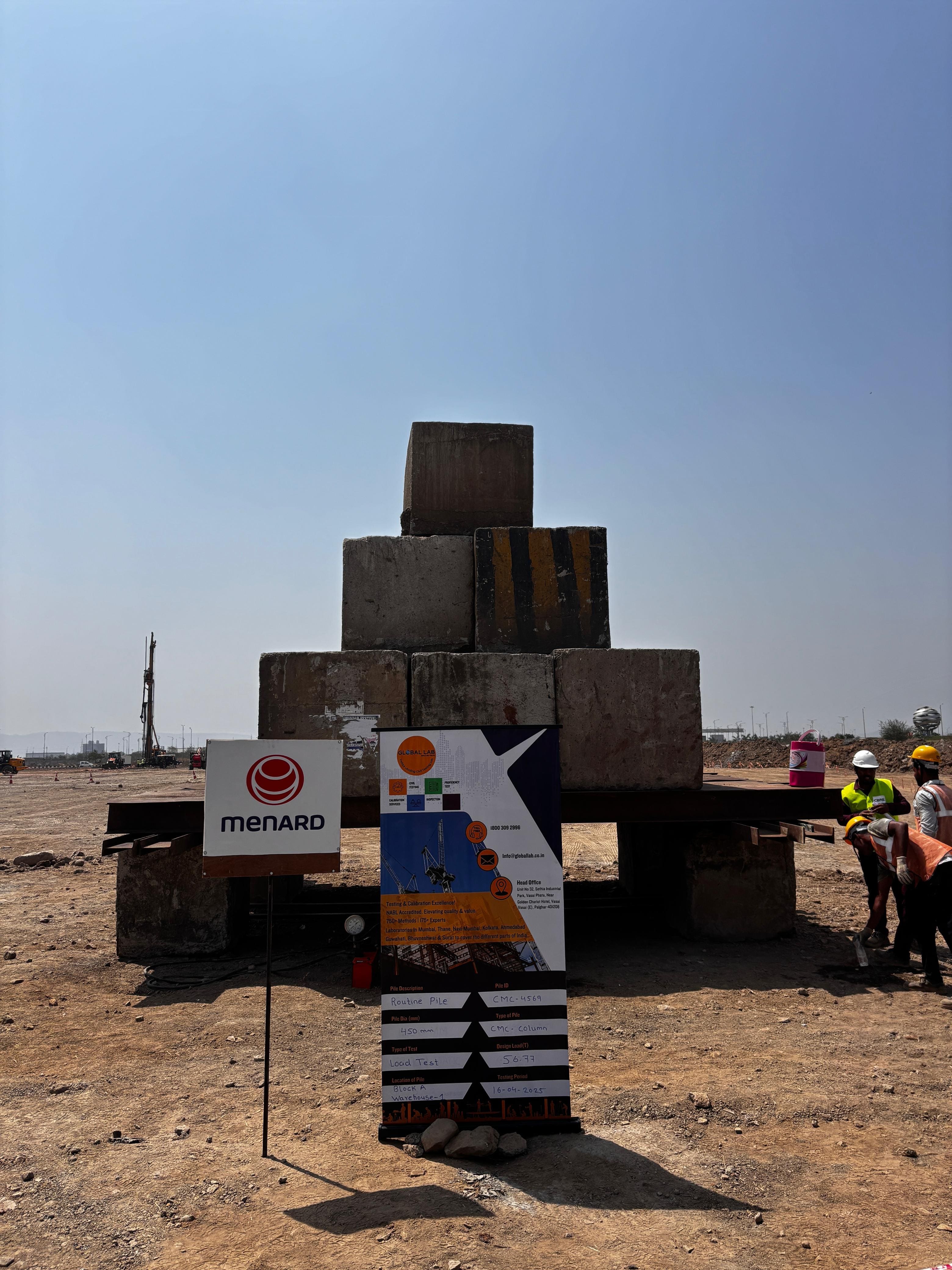 Control Modulus Column Load Test