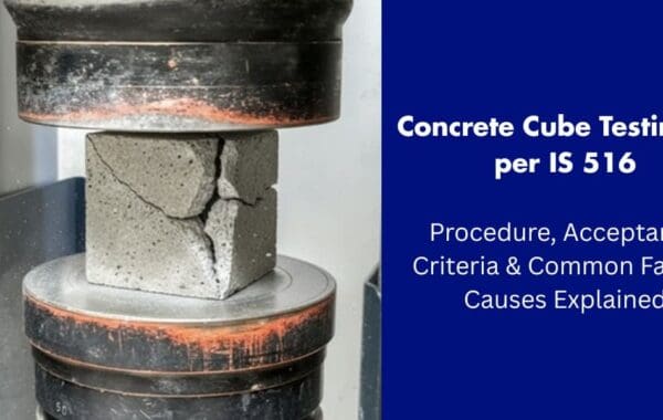 Concrete Cube Testing as per IS 516