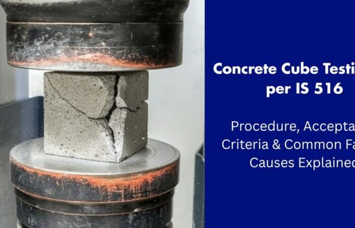 Concrete Cube Testing as per IS 516