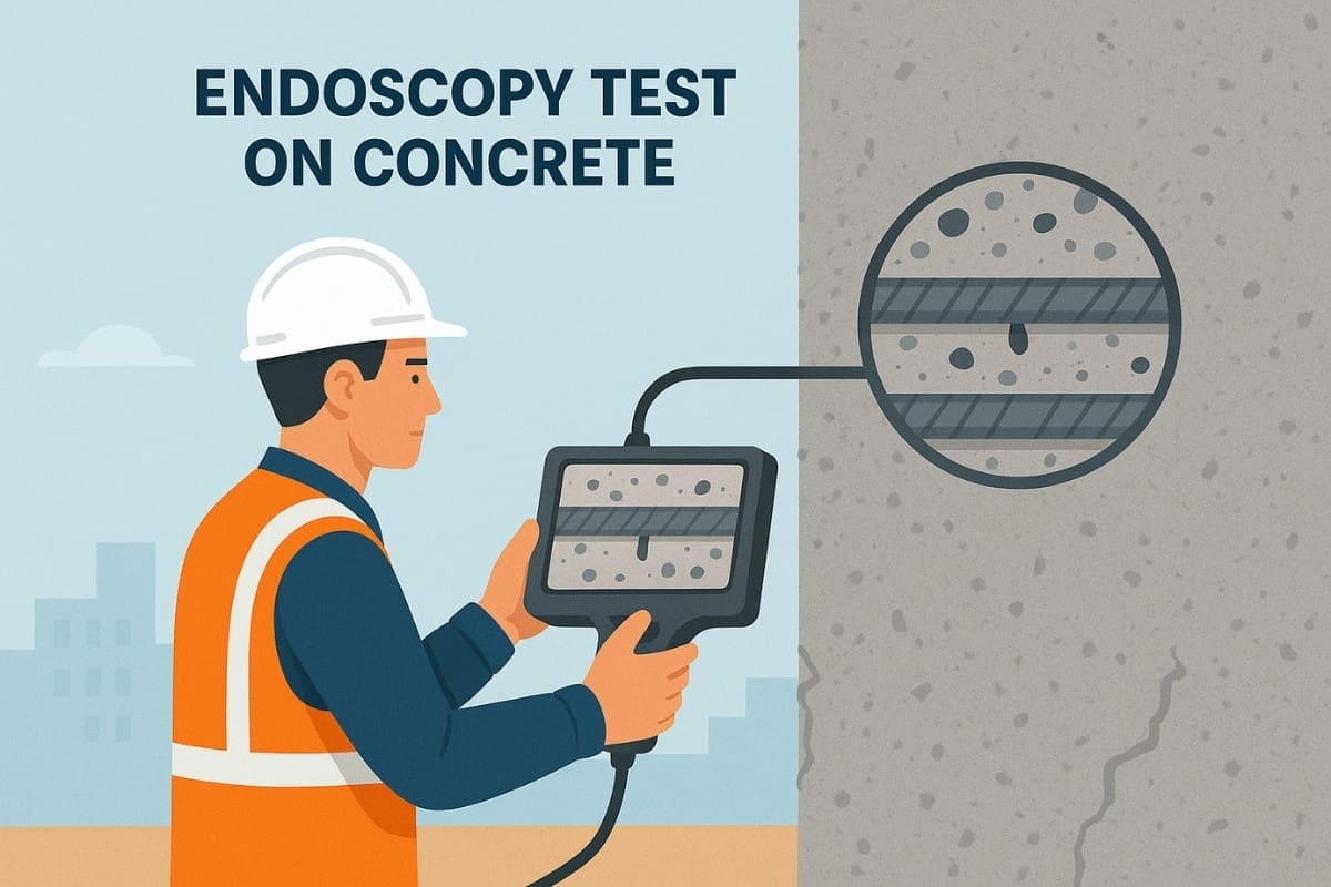 Concrete Endoscopy Test