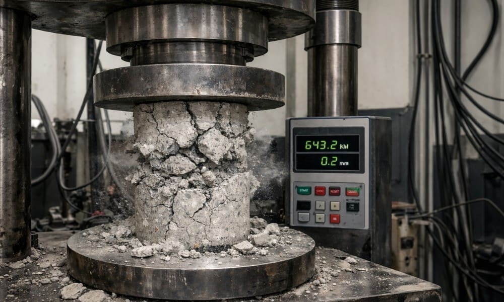 Concrete Crushing Strain Test