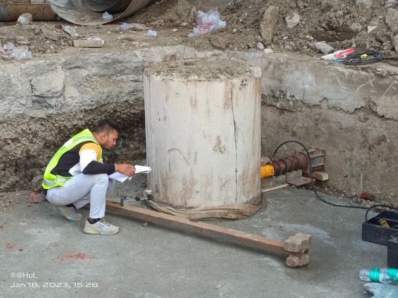 Pile Lateral Load Test