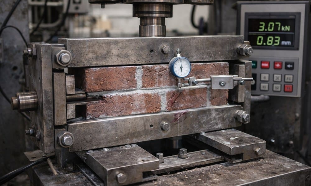 Masonry Mortar Joint Shear Strength Index Test