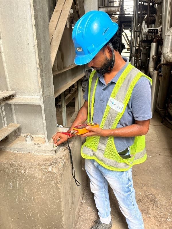 Thickness Measurement of Metal Test