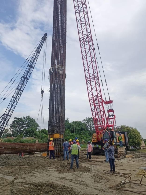 #1 Pile Bi-Directional Axial Compressive Load Test | High-Capacity Pile ...