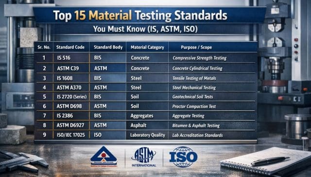 Material Testing Standards